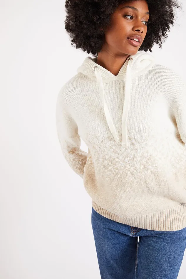 Sweater Ecru 8211 RYAN SNOWDROP Ecru Women Banana Moon Sweaters
