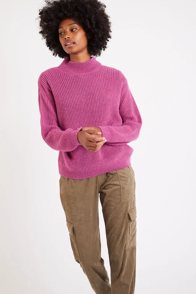 Sweater Pink 8211 CHARLES KELYAN Pink Women Banana Moon Sweaters