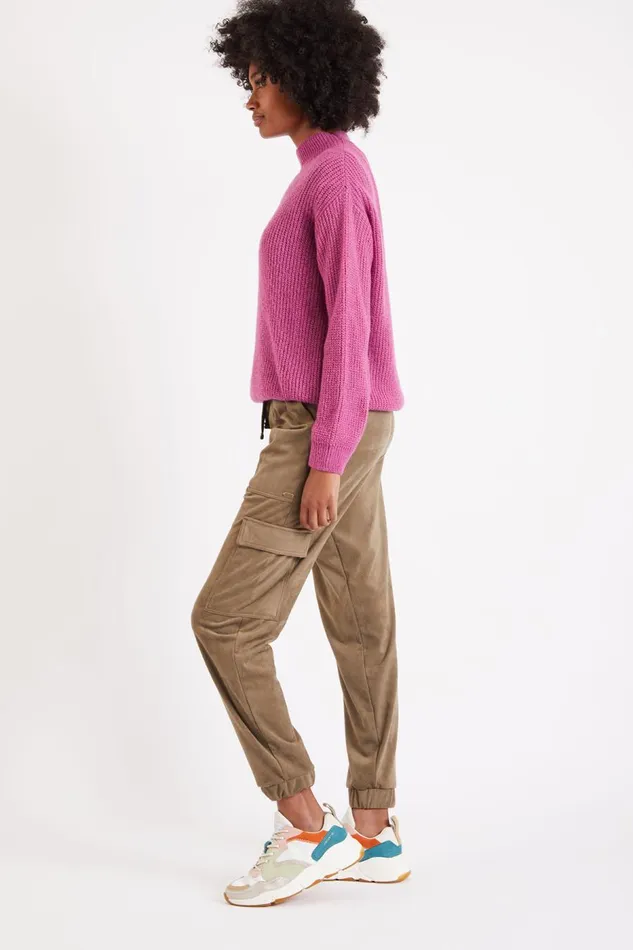 Sweater Pink 8211 CHARLES KELYAN Pink Women Banana Moon Sweaters
