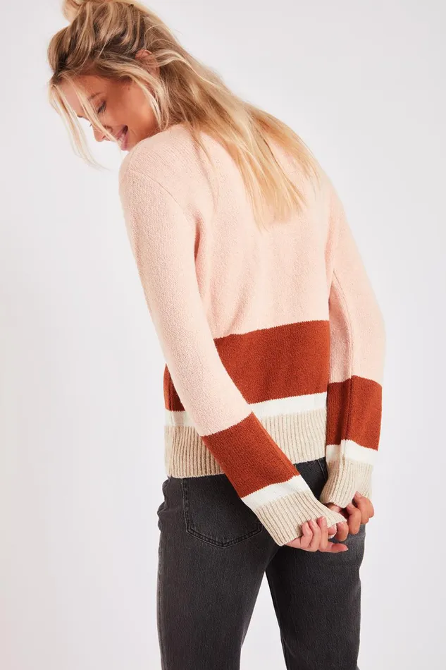 Sweater Pink 8211 SALLINS AUSTRAL Pink Women Banana Moon Sweaters