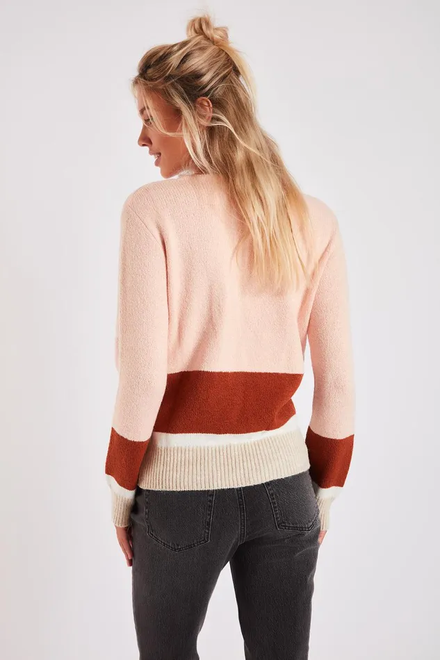 Sweater Pink 8211 SALLINS AUSTRAL Pink Women Banana Moon Sweaters