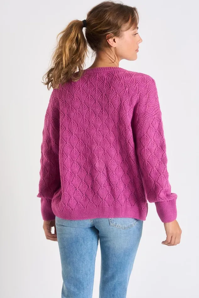 Sweater Purple 8211 EMILE MOWY Purple Women Banana Moon Sweaters