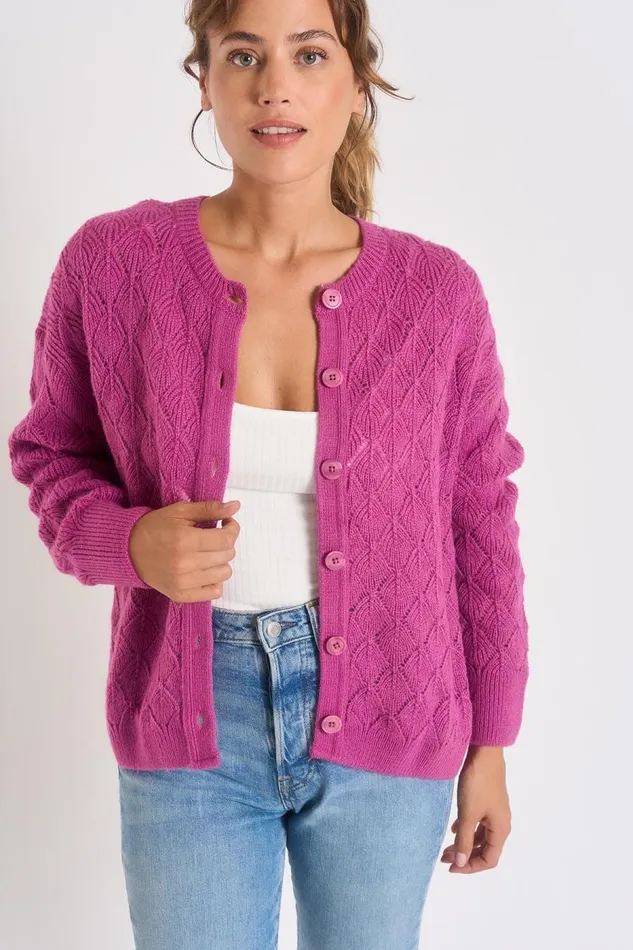 Sweater Purple 8211 EMILE MOWY Purple Women Banana Moon Sweaters