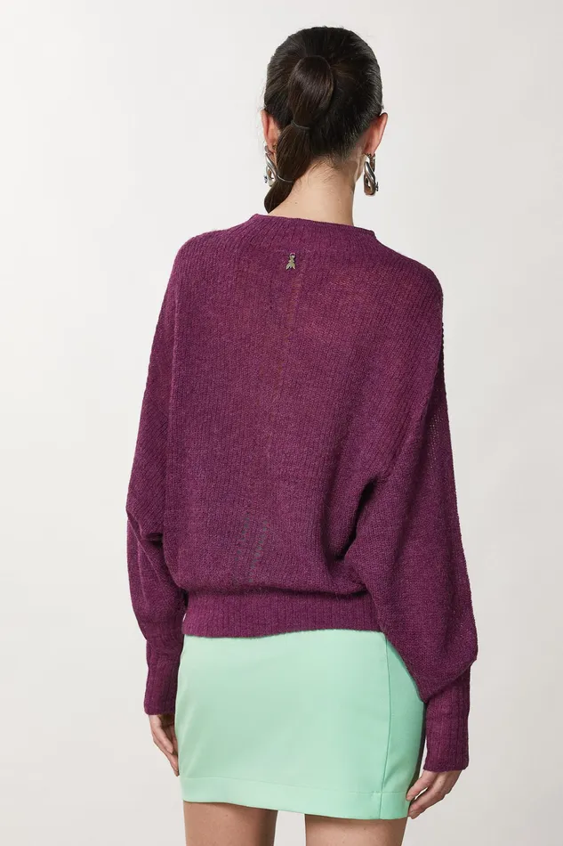 Sweaters Women Patrizia Pepe Soft WoolBlend Sweater Futuristic Purple