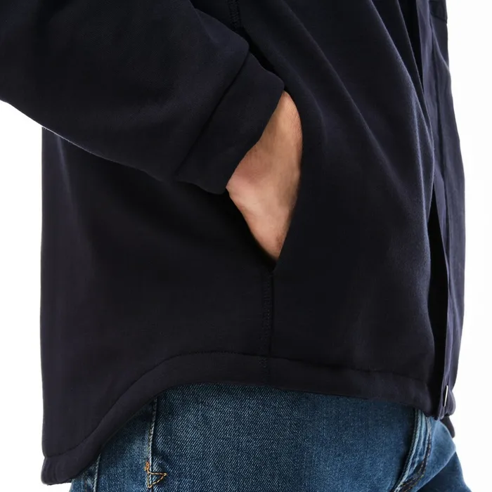 Sweatshirts Lacoste Mens Reversible Zip Sweatshirt Navy Blue Shop