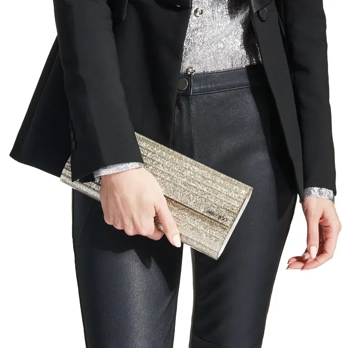 Sweetie Champagne Glitter Acrylic Clutch Bag Champagn Women JIMMY CHOO Clutch Bags
