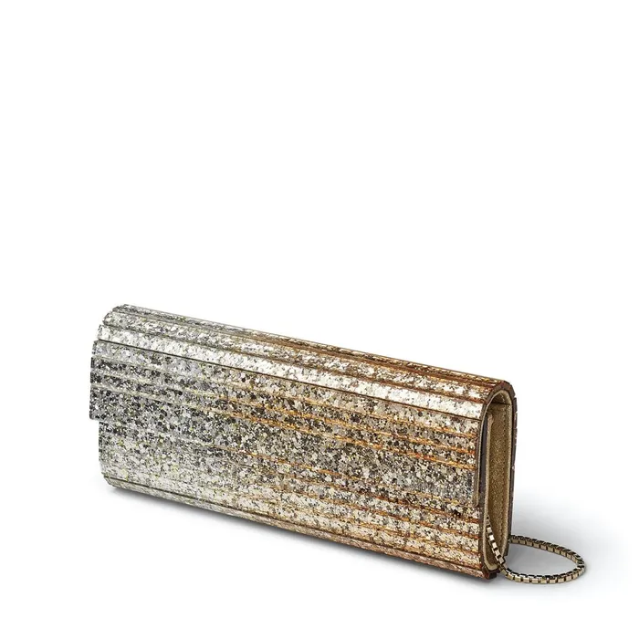 Sweetie Metallic Dgrad Glitter Plexi Clutch Bag Rose Goldgoldsilver Women JIMMY CHOO Evening Bags