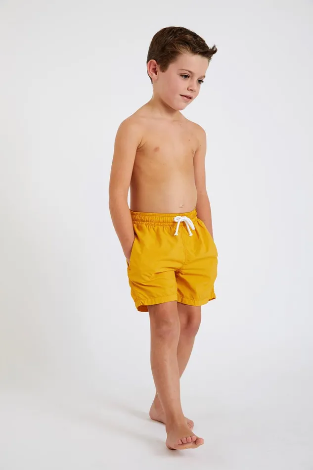Swim Shorts Yellow 8211 M AIR BASTOU Yellow Kids Banana Moon Girl and Boy