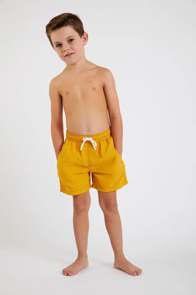 Swim Shorts Yellow 8211 M AIR BASTOU Yellow Kids Banana Moon Girl and Boy