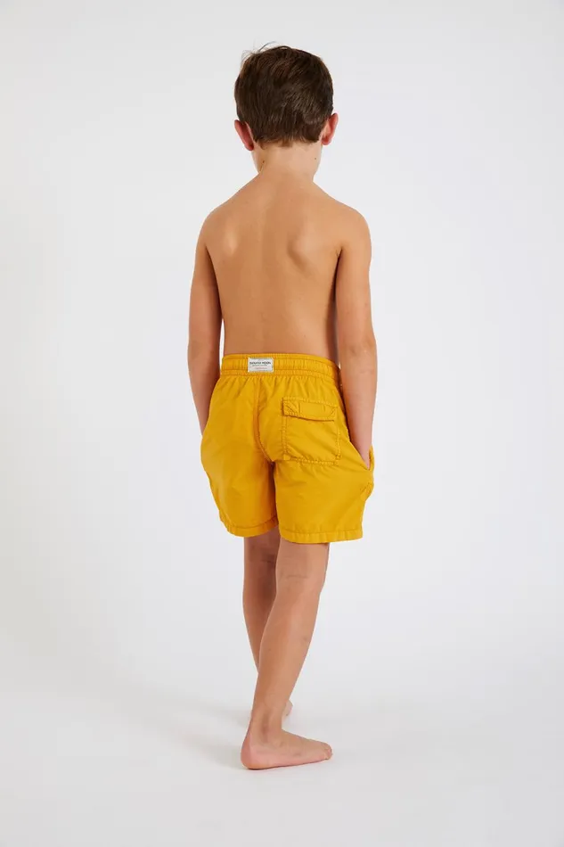 Swim Shorts Yellow 8211 M AIR BASTOU Yellow Kids Banana Moon Girl and Boy