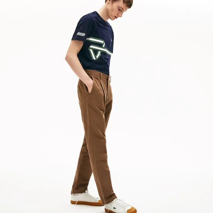 TShirts Lacoste Mens Heritage Ribbon Regular Fit Cotton Tshirt Navy Blue Shop TShirts Lacoste Mens Heritage Ribbon Regular Fit Cotton Tshirt Navy Blue Shop