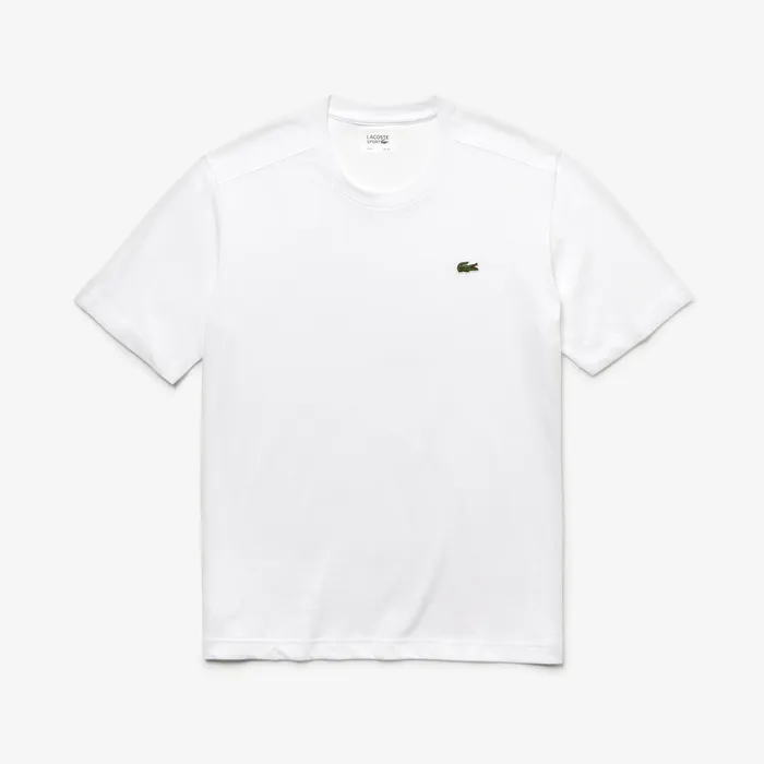 TShirts Lacoste Mens SPORT Regular Fit Ultra Dry Performance Tshirt White Popular