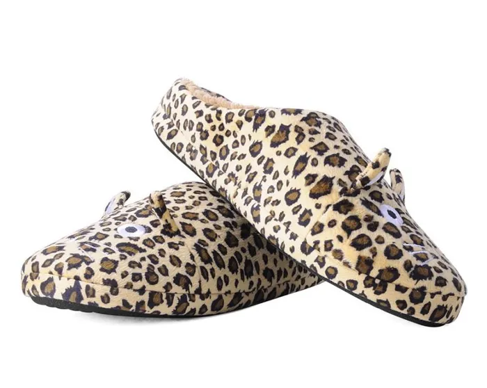 Tan Leopard Kitty Slipper Women TUK Shoes Slippers Tan Leopard Kitty Slipper Women TUK Shoes Slippers