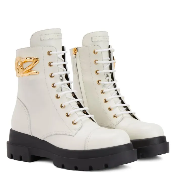 Tankie Boot White Women Giuseppe Zanotti Boots
