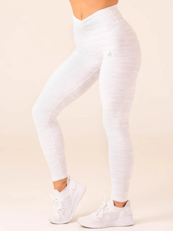 Tempo Leggings 8211 Snow Grey Marl Women Ryderwear Leggings