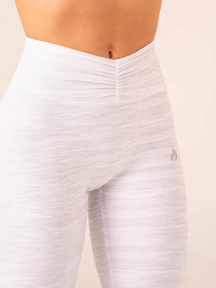 Tempo Leggings 8211 Snow Grey Marl Women Ryderwear Leggings