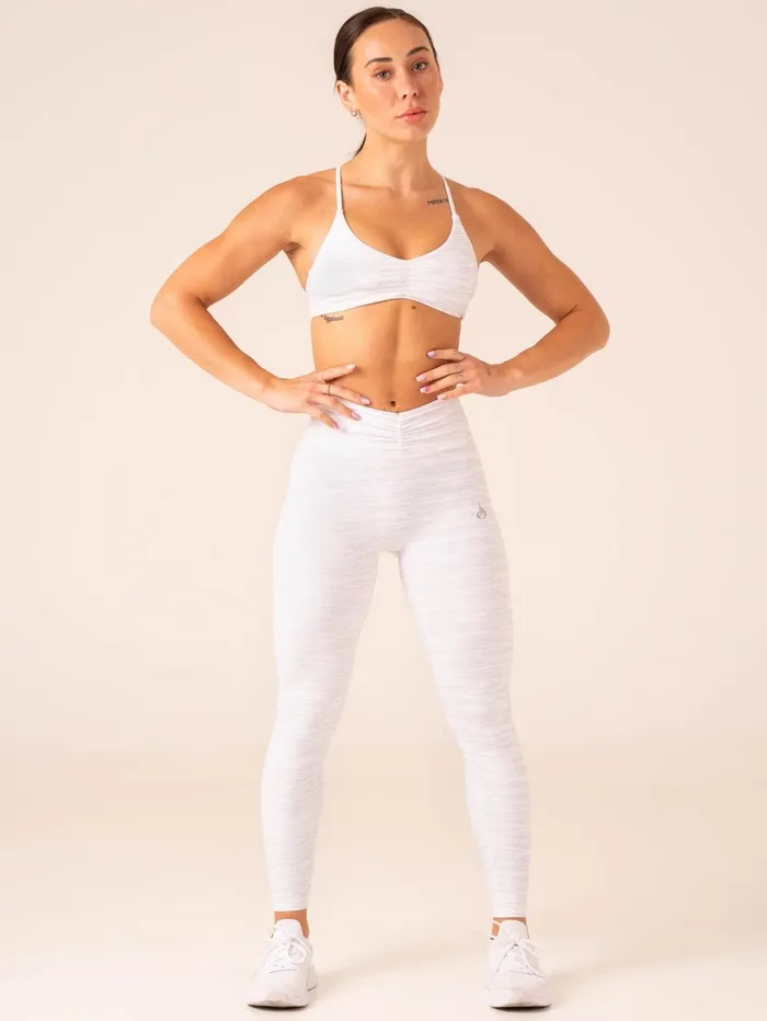 Tempo Leggings 8211 Snow Grey Marl Women Ryderwear Leggings