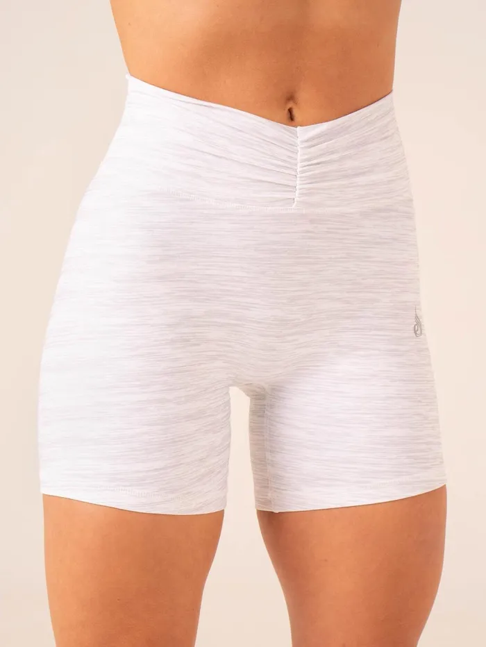 Tempo Shorts 8211 Snow Grey Marl Women Ryderwear Gym Shorts