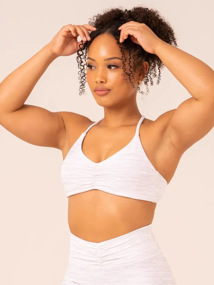 Tempo Sports Bra 8211 Snow Grey Marl Women Ryderwear Sports Bras