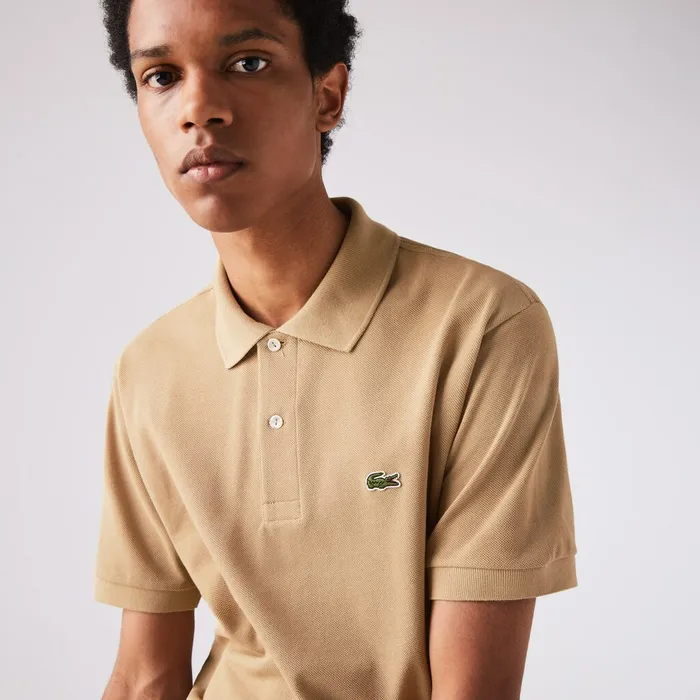 The Original Polo Lacoste Mens L1212 Polo Beige Online