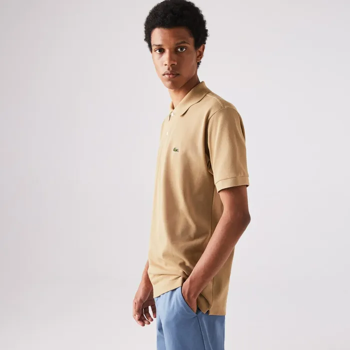 The Original Polo Lacoste Mens L1212 Polo Beige Online