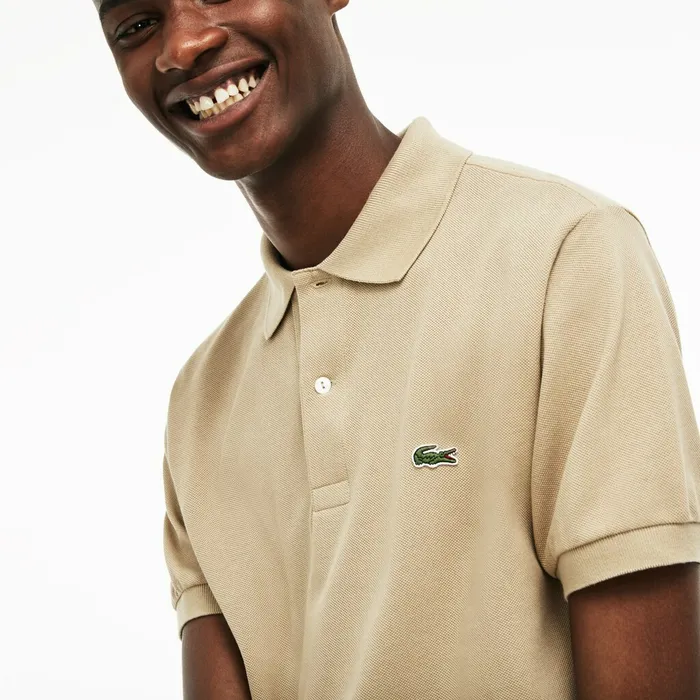 The Original Polo Lacoste Mens L1212 Polo Beige Online