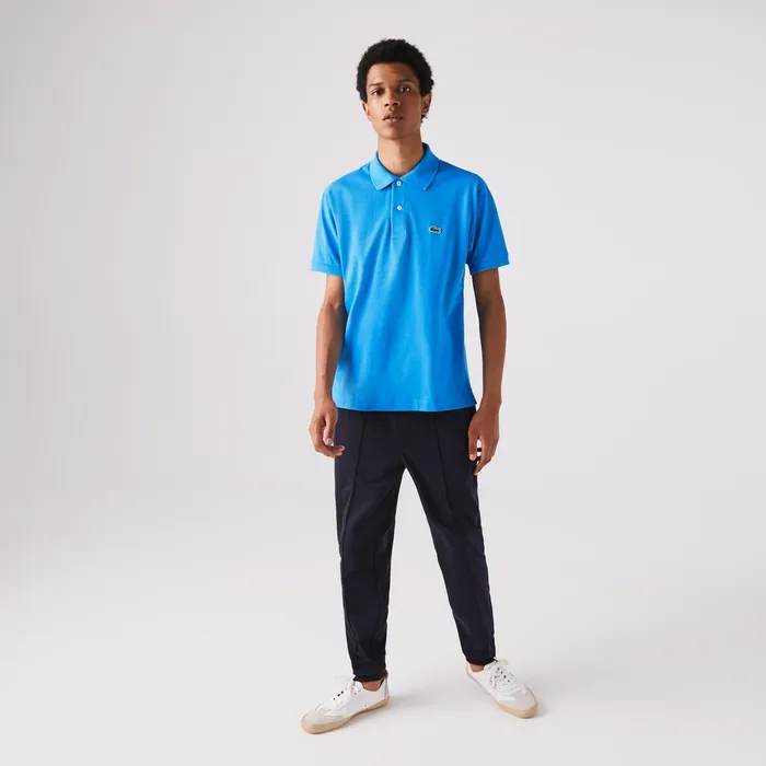 The Original Polo Lacoste Mens L1212 Polo Blue Casaul