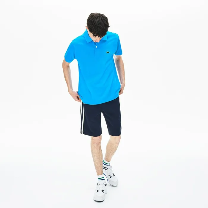 The Original Polo Lacoste Mens L1212 Polo Blue Casaul