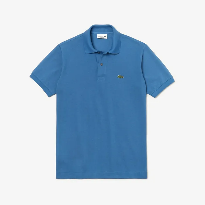 The Original Polo Lacoste Mens L1212 Polo Blue Popular