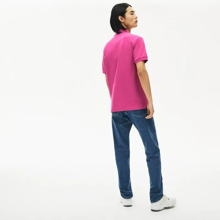 The Original Polo Lacoste Mens L1212 Polo Fushia Pink Online