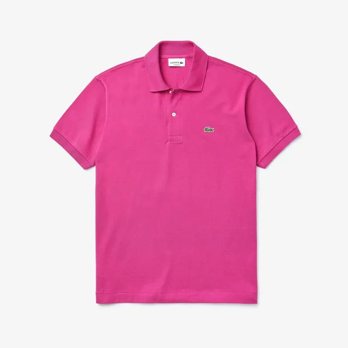 The Original Polo Lacoste Mens L1212 Polo Fushia Pink Online