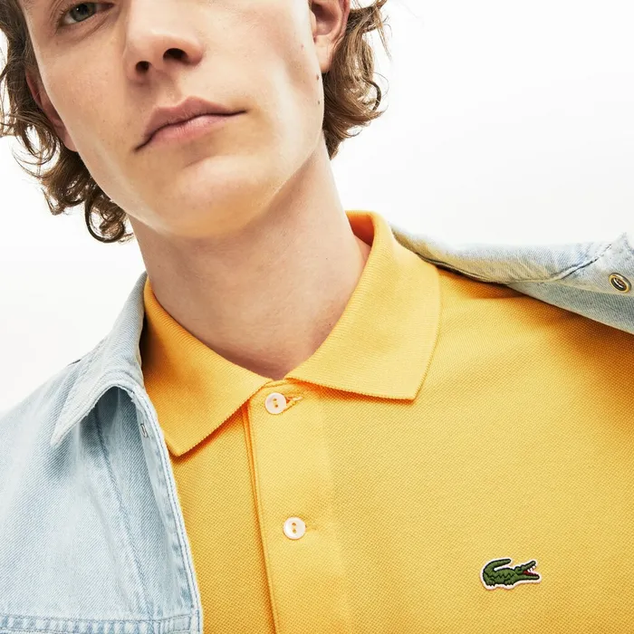 The Original Polo Lacoste Mens L1212 Polo Yellow For Sale