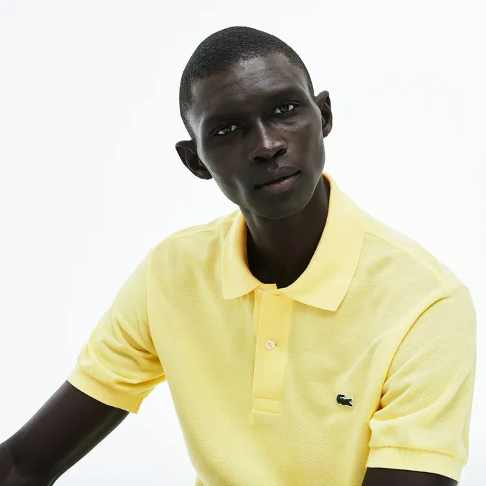 The Original Polo Lacoste Mens L1212 Polo Yellow Near Me