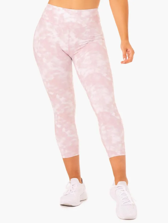 Tie Dye 78 Leggings 8211 Mauve Pink Tie Dye Women Ryderwear Leggings