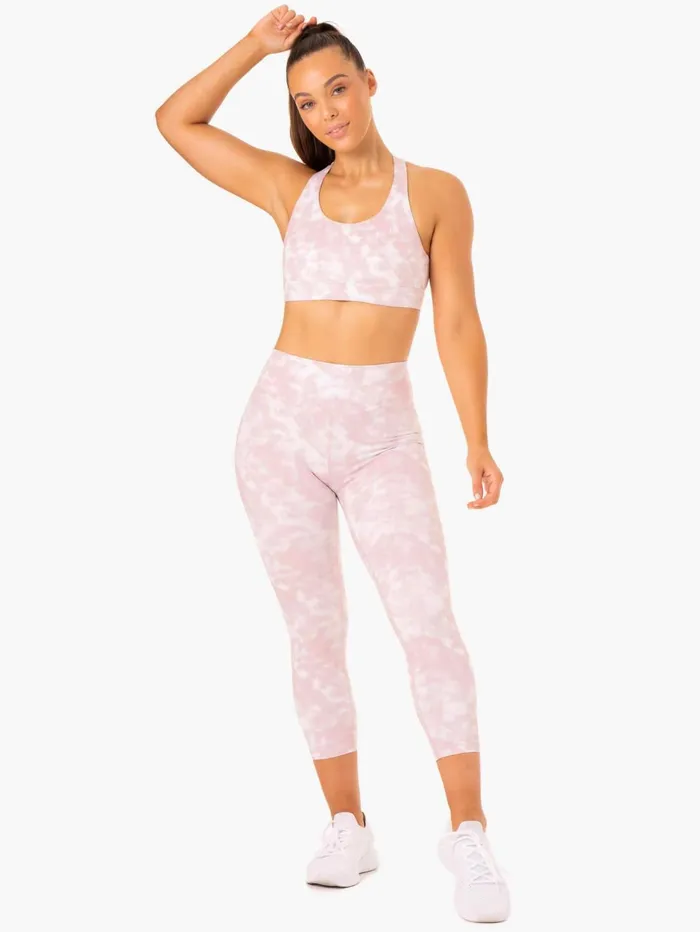Tie Dye 78 Leggings 8211 Mauve Pink Tie Dye Women Ryderwear Leggings