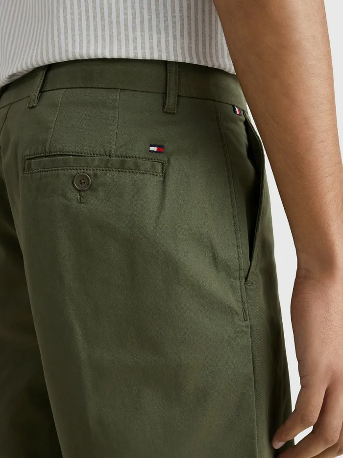 Tommy Hilfiger 1985 Collection Organic Cotton Shorts Army Green Mens Shorts Online