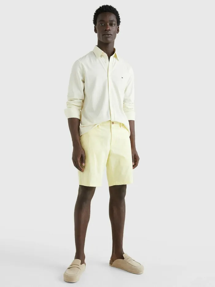 Tommy Hilfiger 1985 Collection Organic Cotton Shorts Lemon Twist Mens Shorts Sale