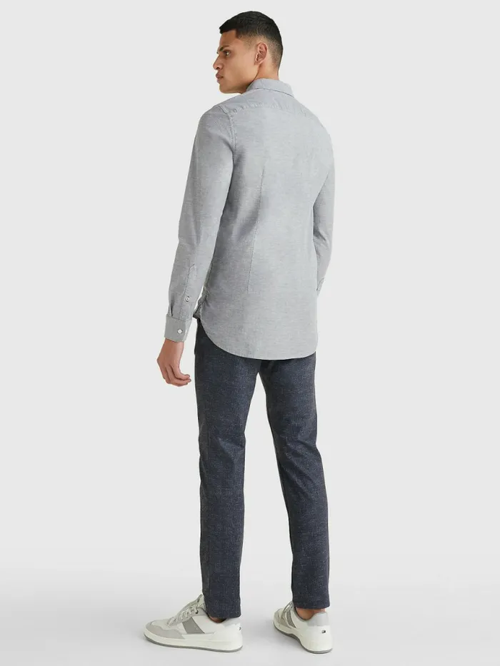 Tommy Hilfiger 1985 Collection Polygiene Slim Fit Shirt Desert Sky Mens Shirts For Sale
