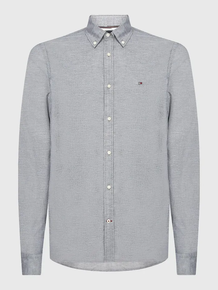 Tommy Hilfiger 1985 Collection Polygiene Slim Fit Shirt Desert Sky Mens Shirts For Sale