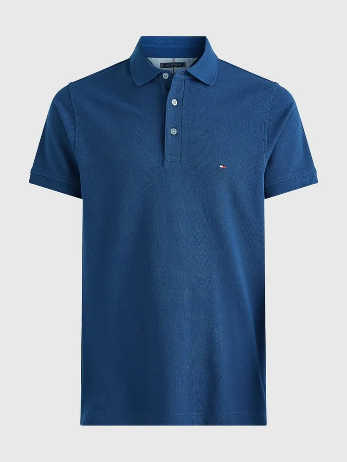 Tommy Hilfiger 1985 Collection Slim Fit Polo Twilight Indigo Mens Polo Shirts On Sale