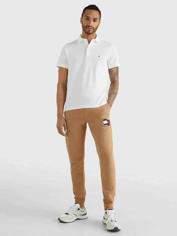 Tommy Hilfiger 1985 Collection Slim Fit Polo White Mens Polo Shirts For Sale