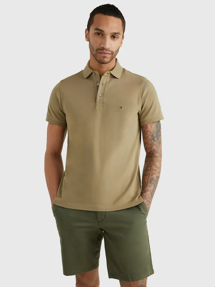 Tommy Hilfiger 1985 Collection Slim Fit Polo Woodridge Mens Polo Shirts Gift for Friend Tommy Hilfiger 1985 Collection Slim Fit Polo Woodridge Mens Polo Shirts Gift for Friend