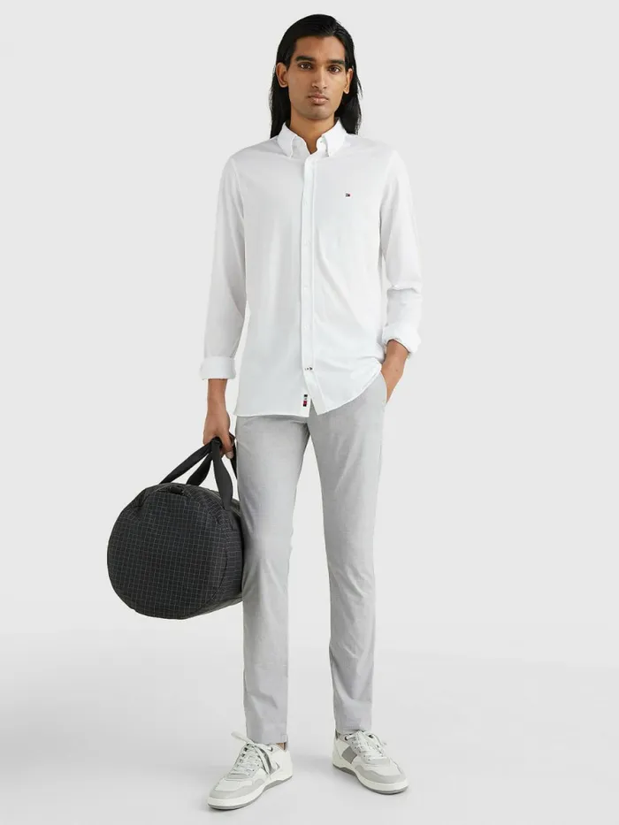 Tommy Hilfiger 1985 Collection Slim Fit Shirt White Mens Shirts Gift 4 You