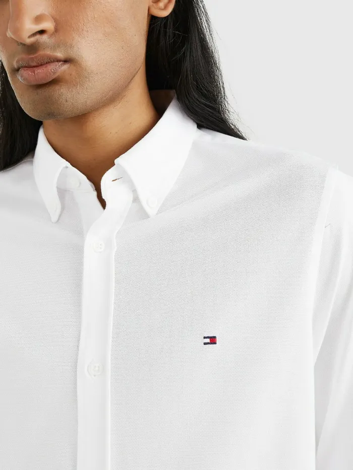 Tommy Hilfiger 1985 Collection Slim Fit Shirt White Mens Shirts Gift 4 You