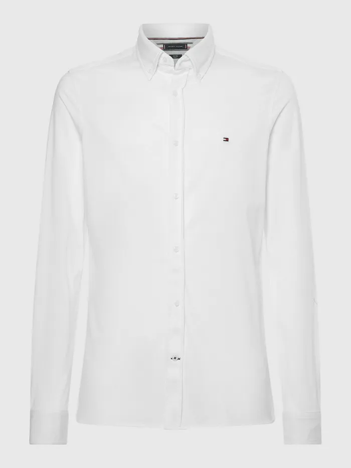 Tommy Hilfiger 1985 Collection Slim Fit Shirt White Mens Shirts Gift 4 You