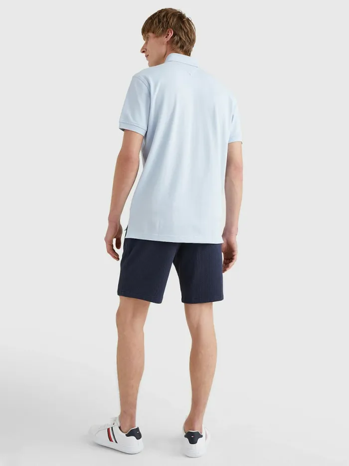 Tommy Hilfiger 1985 Collection Th Flex Polo Breezy Blue Mens Polo Shirts Popular