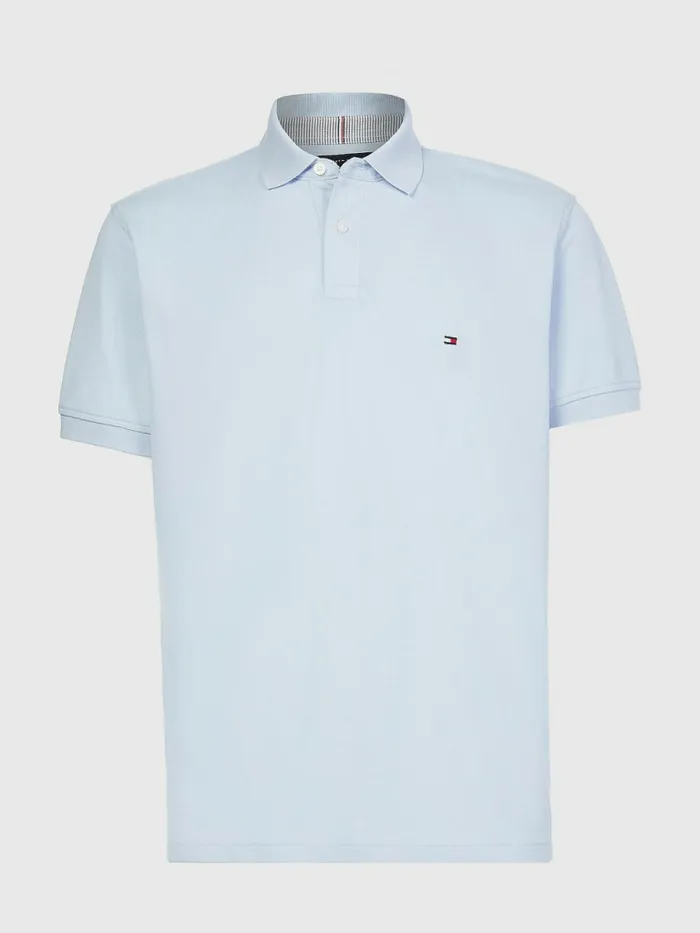 Tommy Hilfiger 1985 Collection Th Flex Polo Breezy Blue Mens Polo Shirts Popular