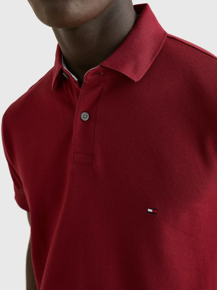 Tommy Hilfiger 1985 Collection Th Flex Polo Rouge Mens Polo Shirts Sale