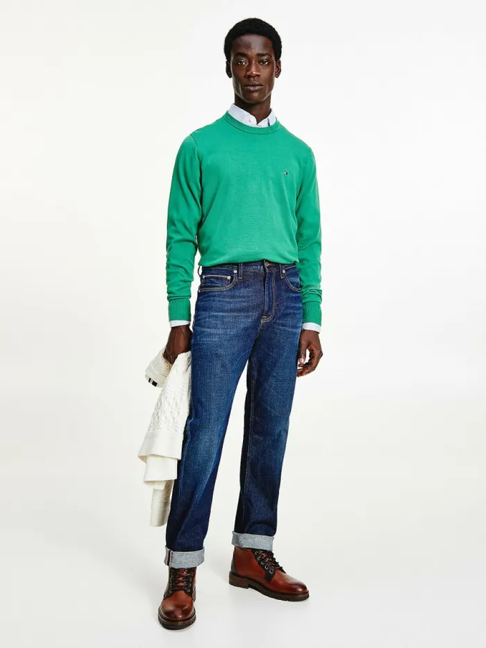Tommy Hilfiger 1985 Collection Th Flex Sweatshirt Alaskan Green Mens Knitwear On Sale Tommy Hilfiger 1985 Collection Th Flex Sweatshirt Alaskan Green Mens Knitwear On Sale