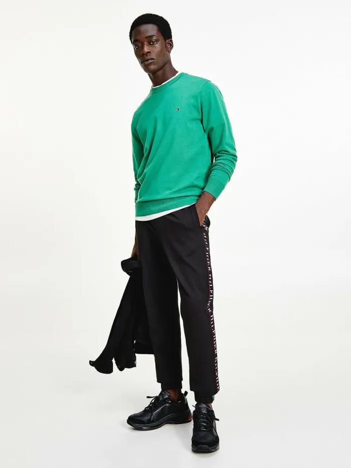 Tommy Hilfiger 1985 Collection Th Flex Sweatshirt Alaskan Green Mens Knitwear On Sale